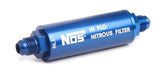 Nitrous Filter, High Pressure, -6AN x -6AN In-Line Billet Aluminum (140 micron)