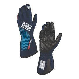 OMP Racing INC ONE EVO FX GLOVES my2026 FIA 8856-2018 NAVY BLUE