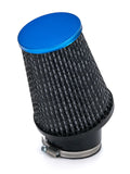Filter Air Kart Asphalt 2.437in Inlet 4in Blue
