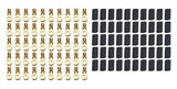 Ring Terminal #10 10-12 Ga w/Heat Shrink 50pk