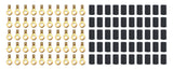 Ring Terminal #10 14-16 Ga w/Heat Shrink 50pk