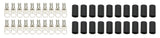 Ring Terminals 1/2in 6 Ga w/Heat Shrink 20pk