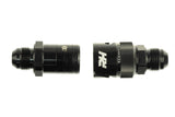 10AN Dry Break Quick Release Adapter Black
