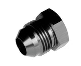 8AN Flare Plug 1/pkg Black