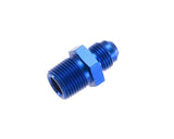 12AN STR Male Adapter 1in NPT Male Blue