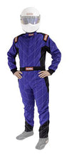 Load image into Gallery viewer, Racequip Suit Chevron Blue Large SFI-1