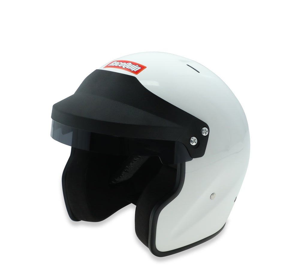 Racequip Helmet Open Face 2X-Lrg White SA2025