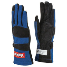 Load image into Gallery viewer, Racequip Gloves Double Layer Small Blue SFI