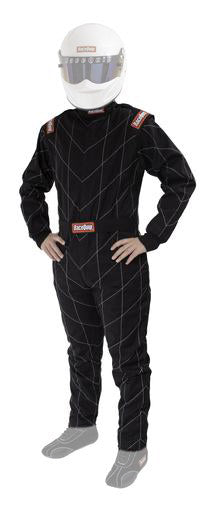 Racequip Suit Chevron Black Medium SFI-5