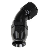 8AN 45Deg Pro Hose End PTFE Black