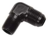 4AN 90Deg 1/4NPT Black
