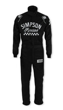 Load image into Gallery viewer, Simpson Safety Suit Checkers Small Black SFI 3.2A/5
