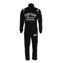 Load image into Gallery viewer, Simpson Safety Suit Checkers Medium Black SFI 3.2A/5