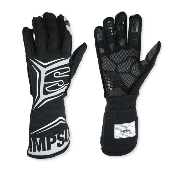 Simpson Safety Glove Magnata XX-Large Black SFI 3.5/5