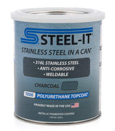STEEL-IT Charcoal Polyurethane 1 QT Can
