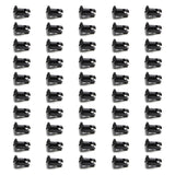 Oval Head Button Alum Black .550 Long 50 Pack