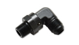 Male-8AN to Male 1/2in NPT 90 Degree Fitting