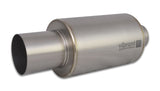 Muffler with Straight Cu t Natural Tip 3in Inlet