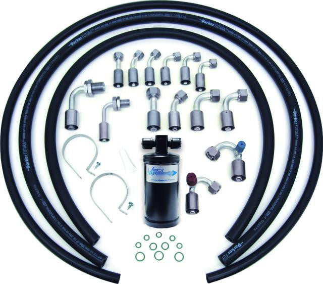 Vintage Air Hose Kit W/ Drier Beadlock Fittings
