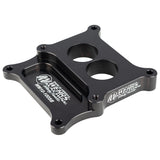 Carb Adapter 2bbl to 4bb 1in Thk w/Straigh Bores