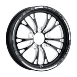 V-Series Frnt Drag Wheel Blk 15x3.5 5x4.75BC 1.75