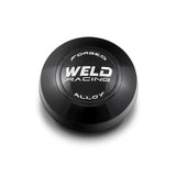 17X4.5 Lug Billet Cap W/O-Ring Black