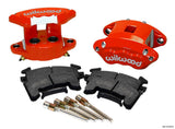 Caliper Kit Metric D154 Rear Red