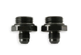 Earl's Performance 6an Oil Cooler Adapter 2pk - Black - AT585106ERL